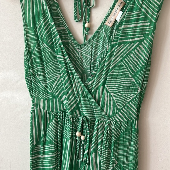 Jungle Leaf Print Jumper – Size XS • Tropical Romper / Playsuit - Picture 6 of 11